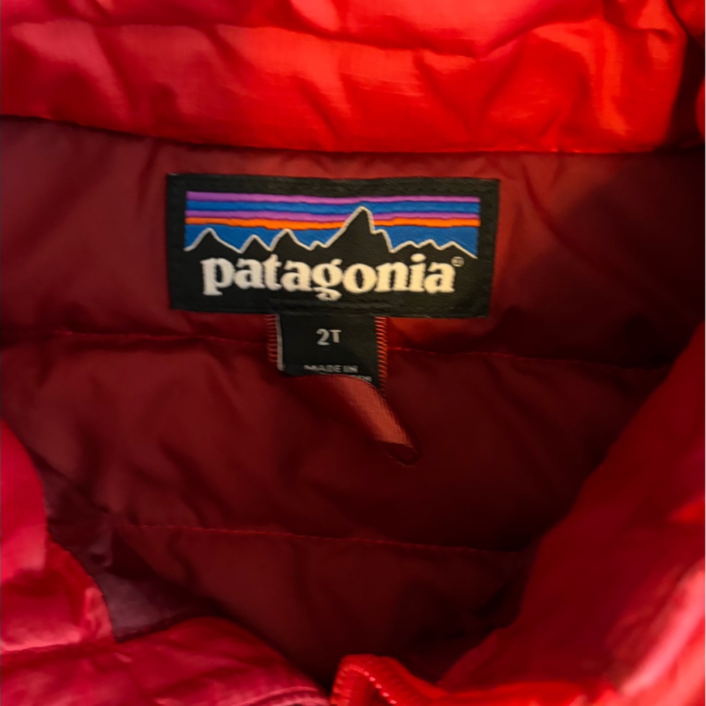 Patagonia Vibrant Red Quilted Jacket